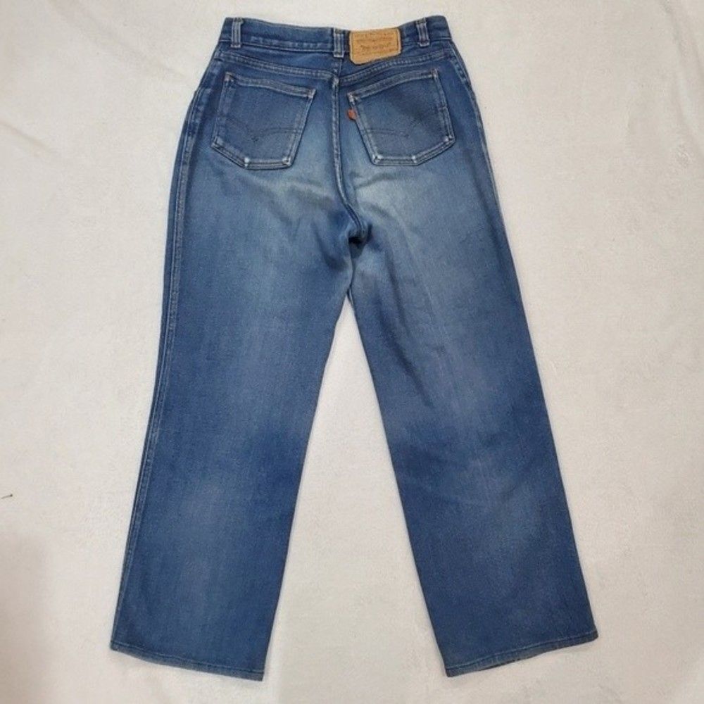 Levi’s 70’s Vintage 573 Orange Tab High Rise Jeans Size W29 L34 - Picture 9 of 16